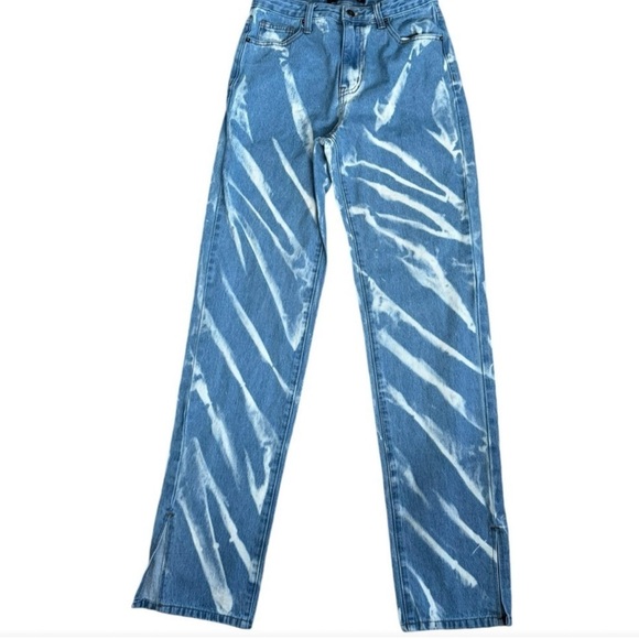 Lioness Alabama Jean Tie Dye Denim High Wasted size S - Picture 5 of 6